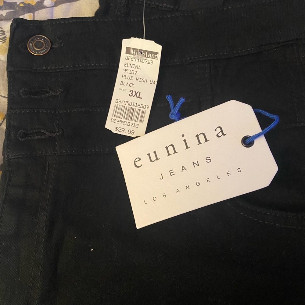 PLUS SIZE BLACK JEANS SIZE 3x